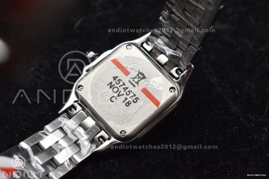 Edition Panthère BVF Best Dial on 1006 22mm 1:1 Quartz Ronda SS SS White Bracelet Snug Diamonds Bezel 0330